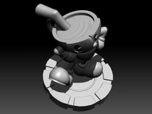 Cuphead 3D Print Model
