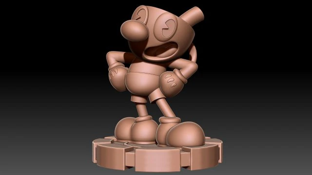 Mugman 3D Print Model .c4d .max .obj .3ds .fbx .stl .blend