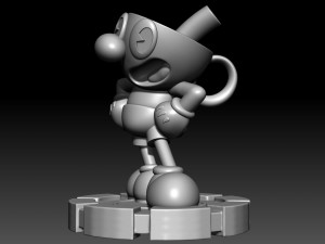 Mugman 3D-Druckmodell