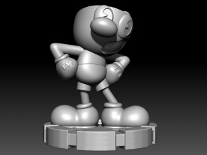 Mugman 3D-Druckmodell