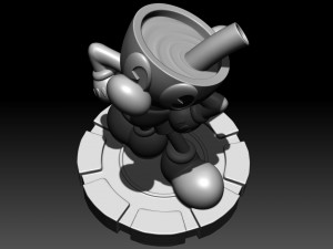Mugman 3D-Druckmodell