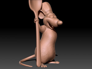Ratatouille rat Modello di stampa 3D