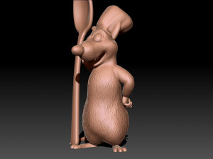 Ratatouille rat Modello di stampa 3D