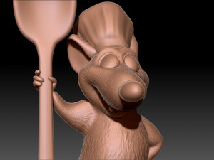 Ratatouille rat Modello di stampa 3D