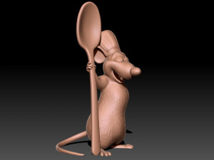 Ratatouille rat Modello di stampa 3D