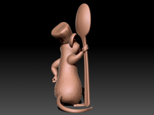 Ratatouille rat Modello di stampa 3D