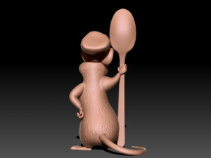 Ratatouille rat Modello di stampa 3D