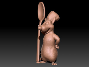 Ratatouille rat Modello di stampa 3D