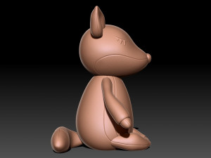Fox Toy 3D प्रिंट मॉडल