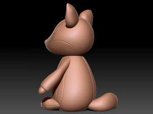 Fox Toy 3D प्रिंट मॉडल