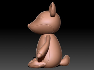 Fox Toy 3D प्रिंट मॉडल