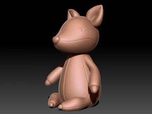 Fox Toy 3D प्रिंट मॉडल