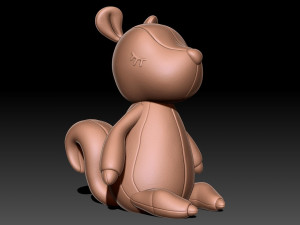 Squirrel 3d toy Modelo de Impressão 3D