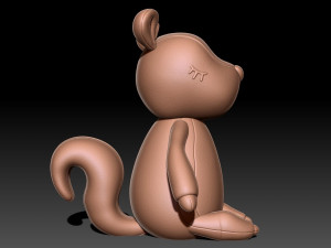 Squirrel 3d toy Modello di stampa 3D