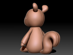 Squirrel 3d toy Modello di stampa 3D