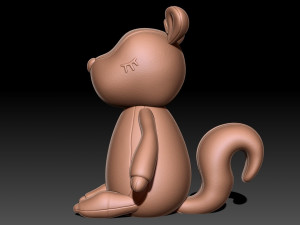 Squirrel 3d toy Modello di stampa 3D
