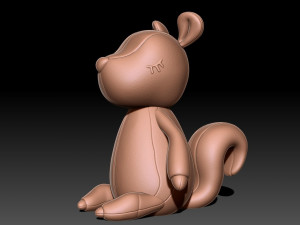 Squirrel 3d toy Modello di stampa 3D