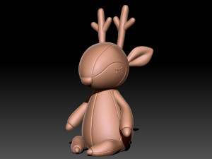 Deer toy 3D प्रिंट मॉडल