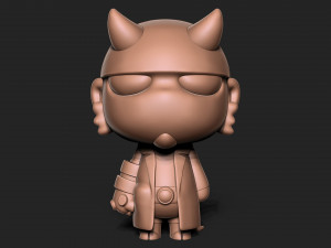 Hellboy 3d print model 3D Baskı Modeli