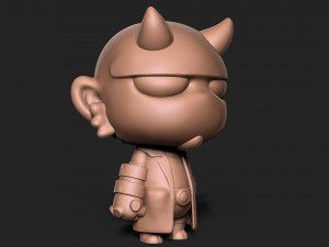 Hellboy 3d print model 3D Принт Модель