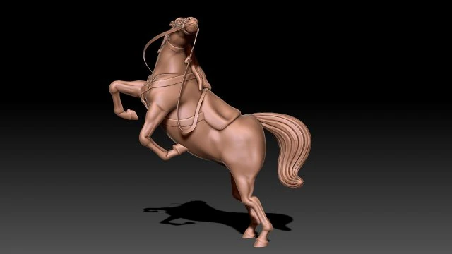 Horse 3D Print Model .c4d .max .obj .3ds .fbx .stl .blend 