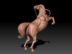 Horse Modelo de Impressão 3D