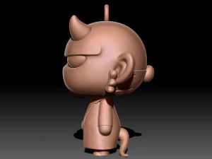 Hellboy keychain 3D Print Model