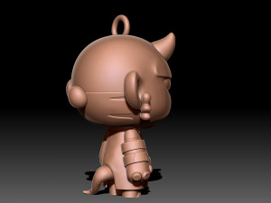 Hellboy keychain 3D-Druckmodell