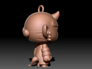 Hellboy keychain 3D Print Model
