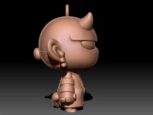 Hellboy keychain 3D Print Model