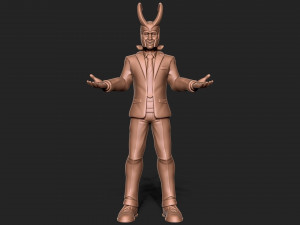 LOKI AVENGERS MCU TOM HIDDLESTON STATUE 3D Print Model