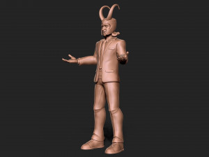LOKI AVENGERS MCU TOM HIDDLESTON STATUE 3D Print Model