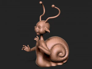 Snail 3D Print Model