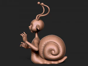 Snail 3D Print Model