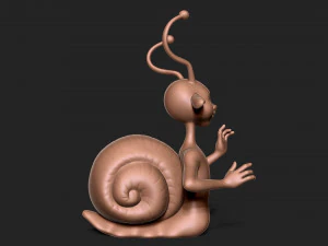 Snail 3D Print Model