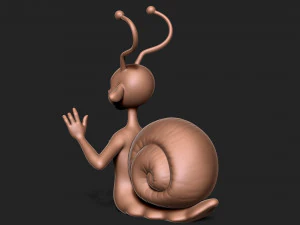 Snail 3D Print Model