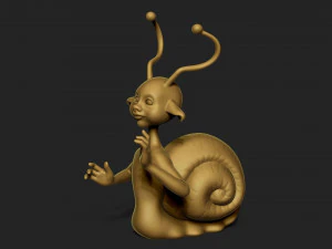 Snail 3D Print Model