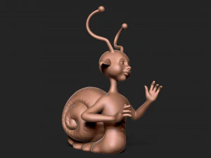 Snail 3D Print Model
