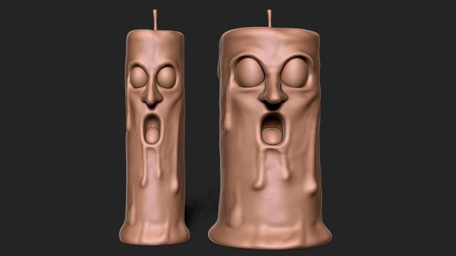 Candles Pack 3D Print Model .c4d .max .obj .3ds .fbx .stl .blend 