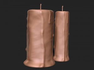 Candles Pack 3D Print Model