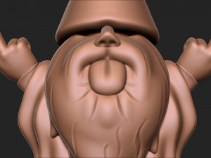 Garden Gnome 3Dプリントモデル