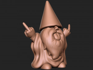 Garden Gnome 3Dプリントモデル