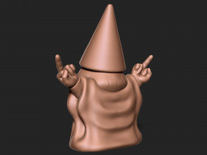 Garden Gnome 3Dプリントモデル