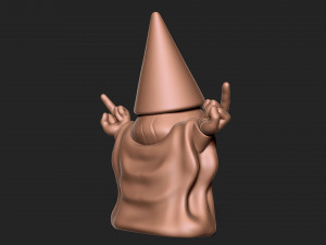 Garden Gnome 3Dプリントモデル