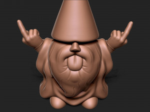 Garden Gnome 3Dプリントモデル