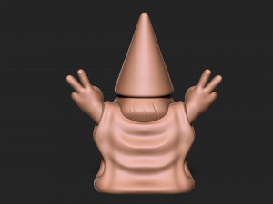 Garden Gnome 3D Baskı Modeli