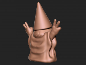 Garden Gnome 3D Baskı Modeli