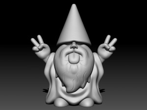 Garden Gnome 3D Baskı Modeli