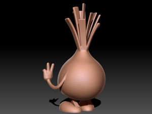 Onion figurine 3D Принт Модель