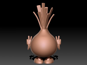 Onion figurine 3D Принт Модель